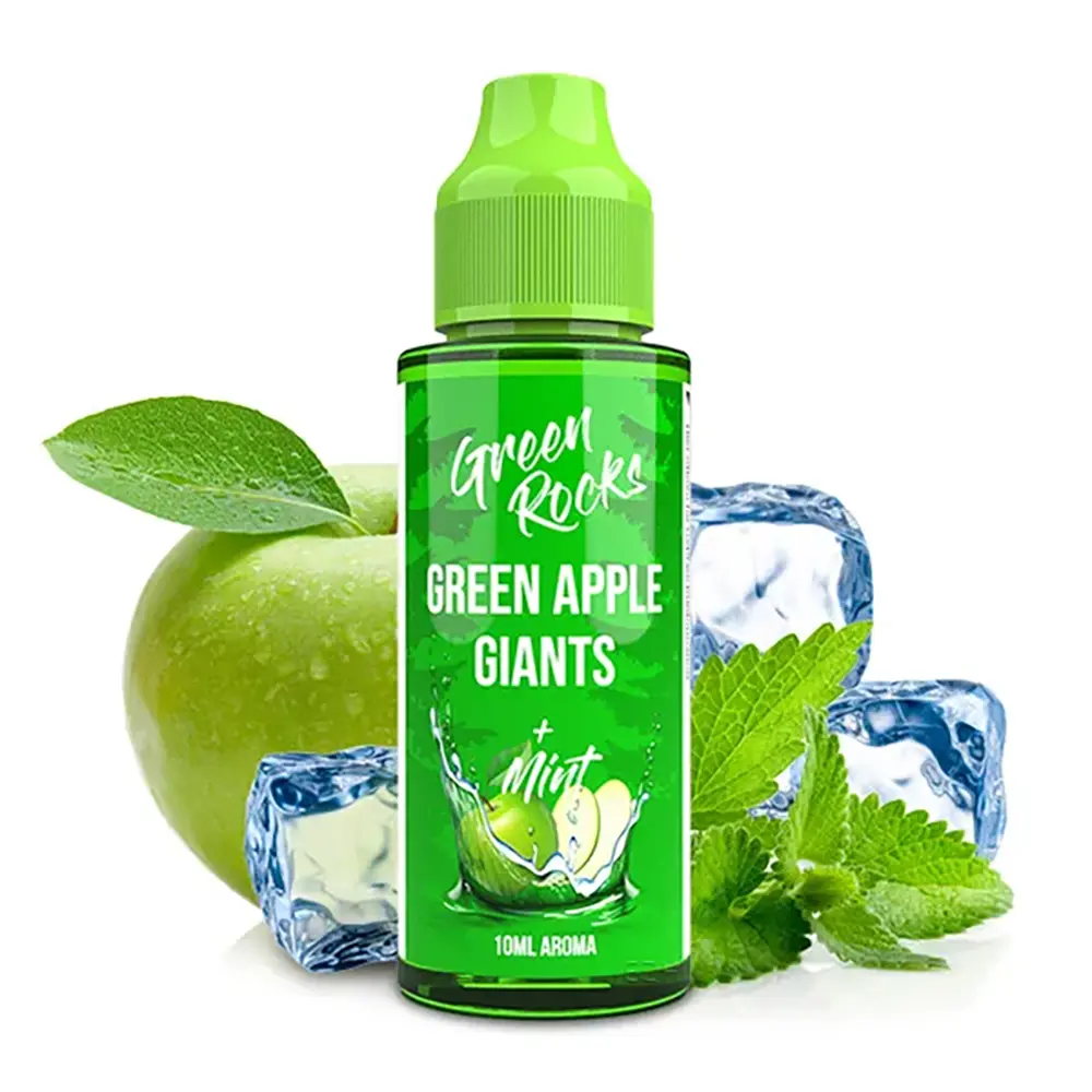 Green Rocks by Drip Hacks Green Apple Giants 10ml in 120ml Flasche 