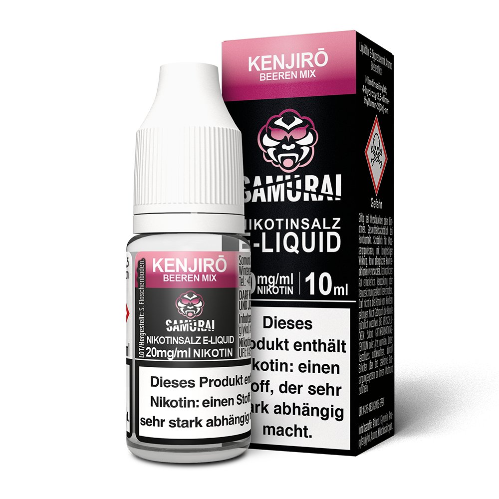 Samurai Kenjiro Beeren Mix Nikotinsalz Liquid 20mg