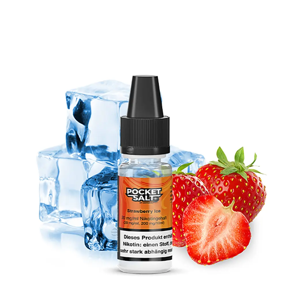 Pocket Salt Strawberry Ice Nikotinsalz Liquid 20mg