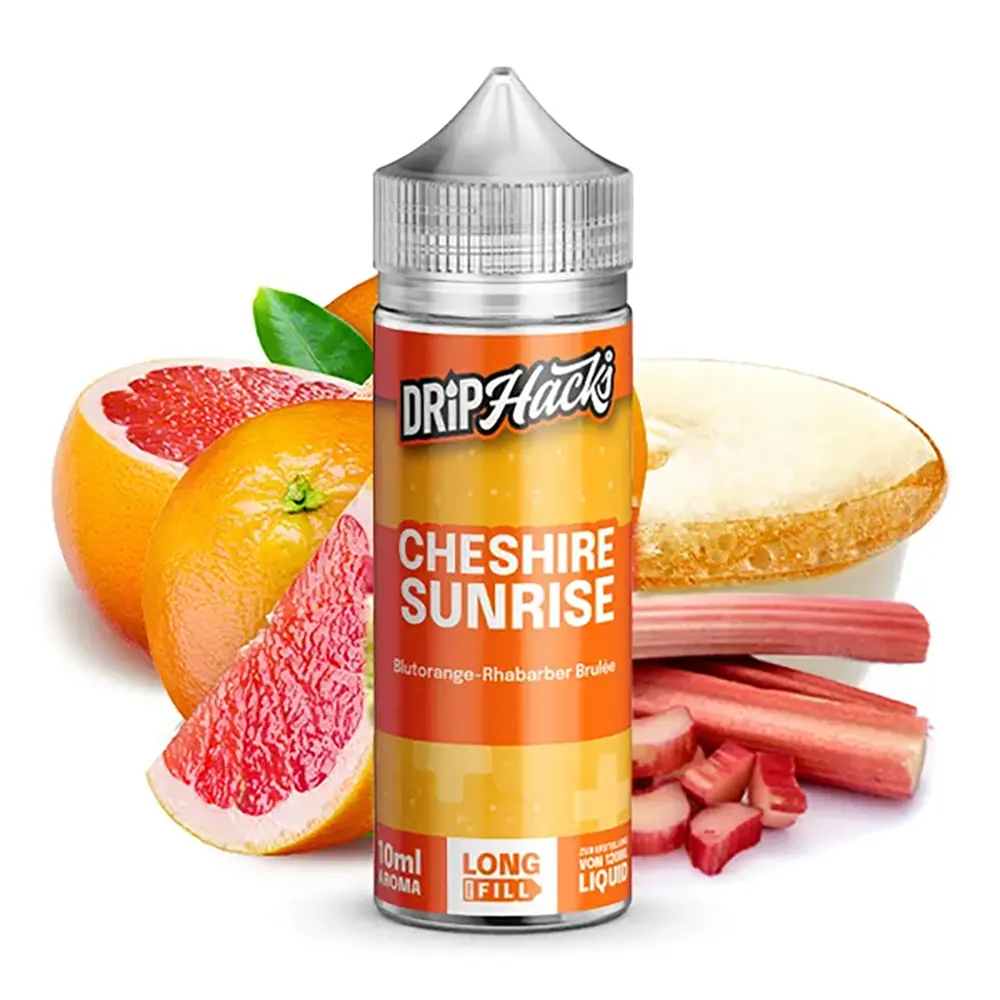 Drip Hacks Cheshire Sunrise 10ml in 120ml Flasche 