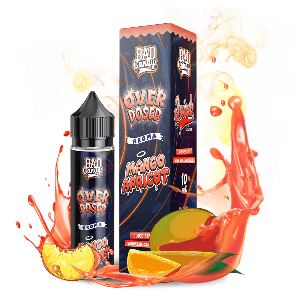 Bad Candy Longfill - Mango Apricot - Overdosed 10ml Aroma in 60 ml Flasche 