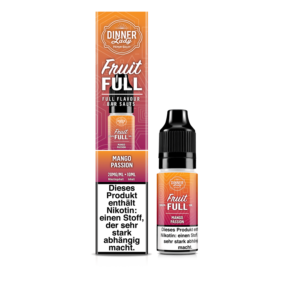 Dinner Lady Fruit Full Nikotinsalz Mango Passion 10ml 20mg