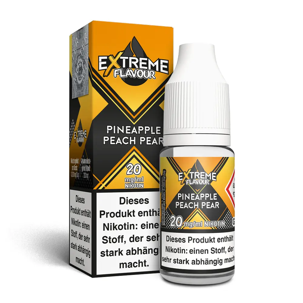 Extreme Flavour - Pineapple Peach Pear - Overdosed Liquid 20mg 10ml HYBRID NICSALT 