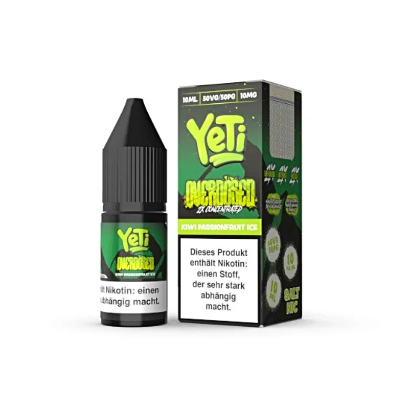 Liquid Kiwi Passionsfruit Ice - Yeti Overdosed Nikotinsalz