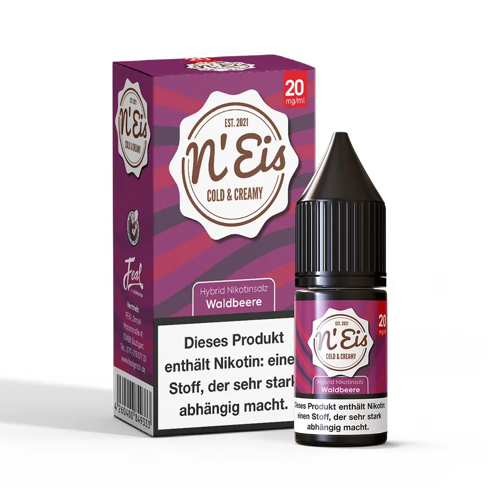 nEis Nikotinsalz - Waldbeeren - 10ml Liquid 20mg 