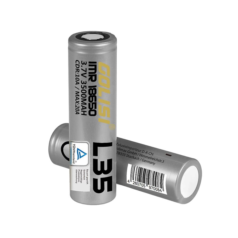 Golisi L35 Akku 18650 3500mAh/10A