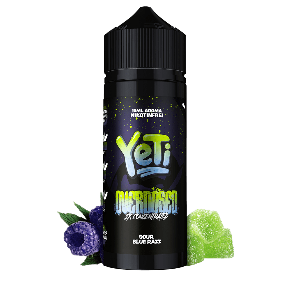 Yeti Overdosed Aroma Sour Blue Razz