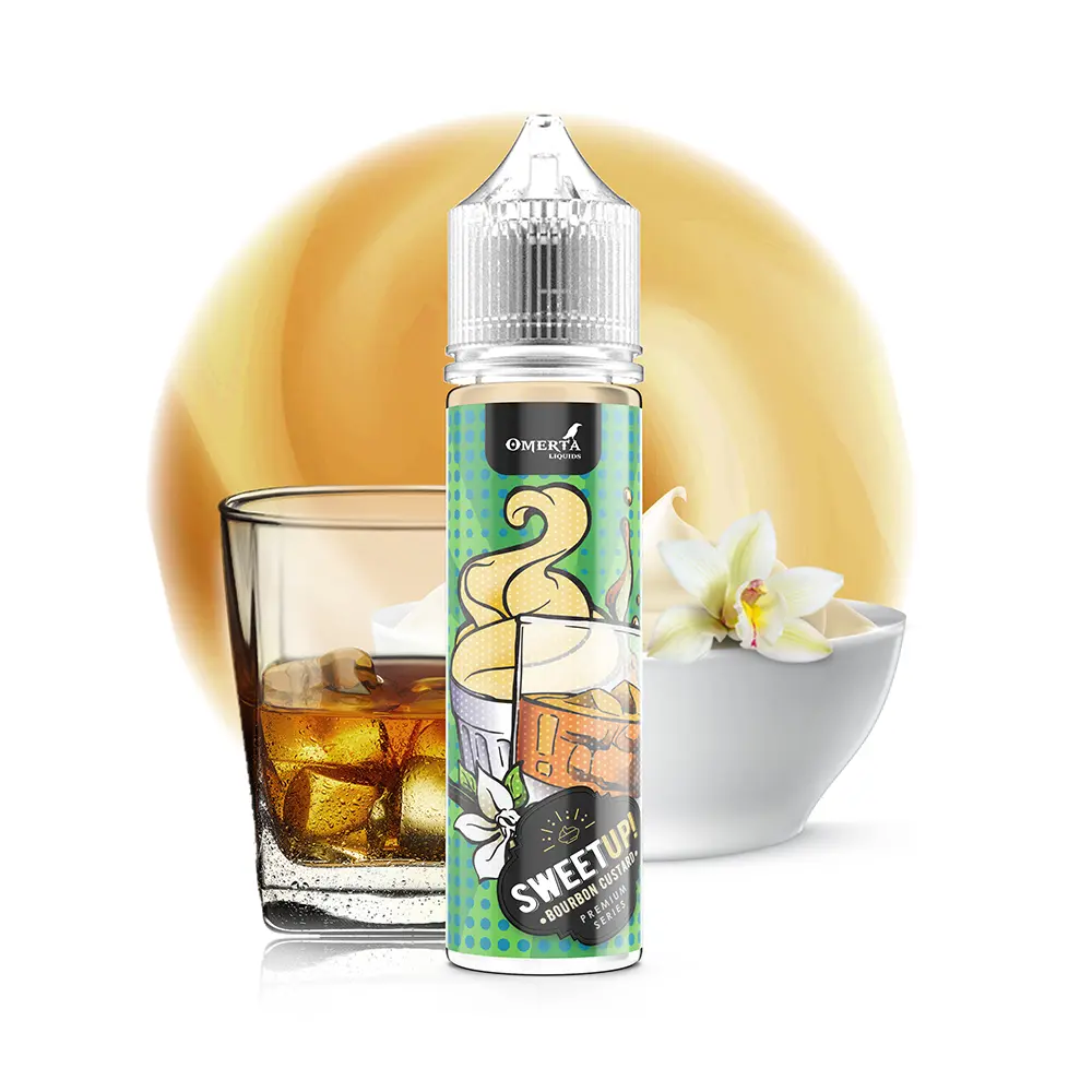 Omerta Longfill - SweetUp Bourbon Custard - 10ml Aroma in 60ml Flasche 