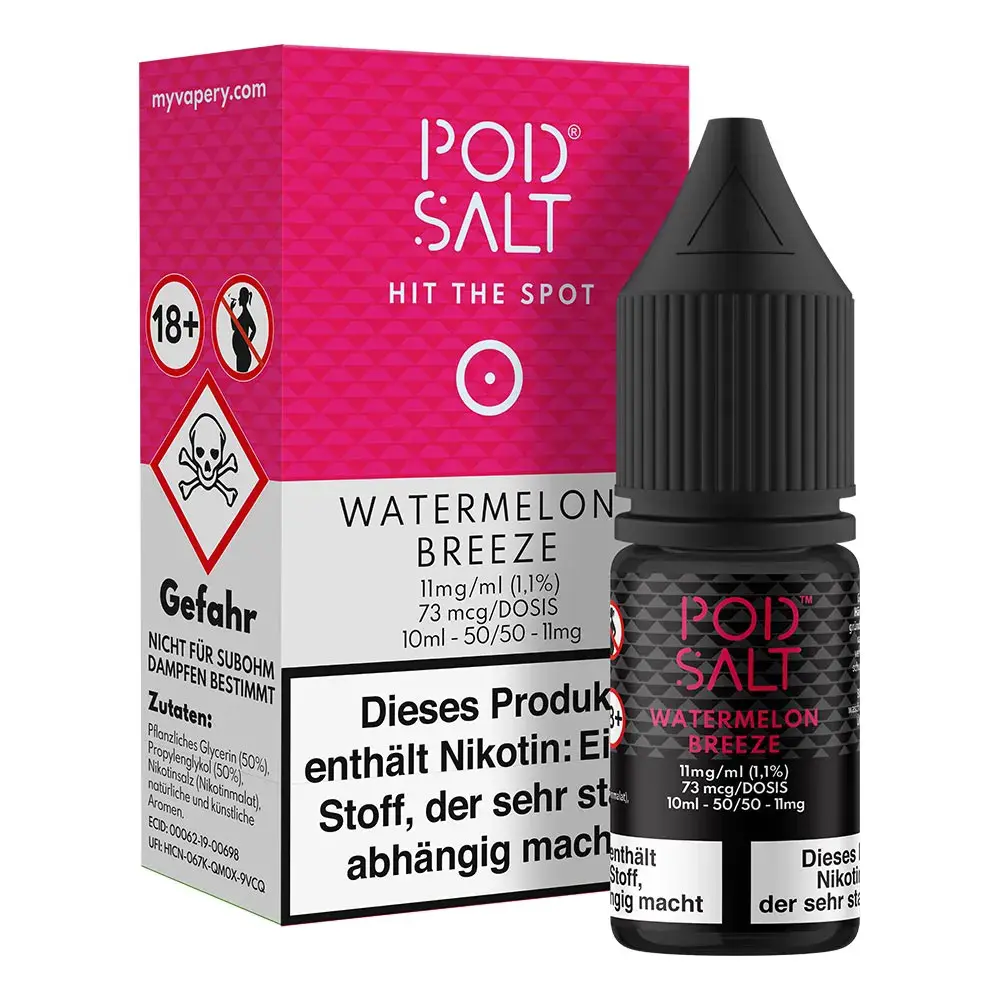 Pod Salt Core Watermelon Breeze 10ml 11mg 