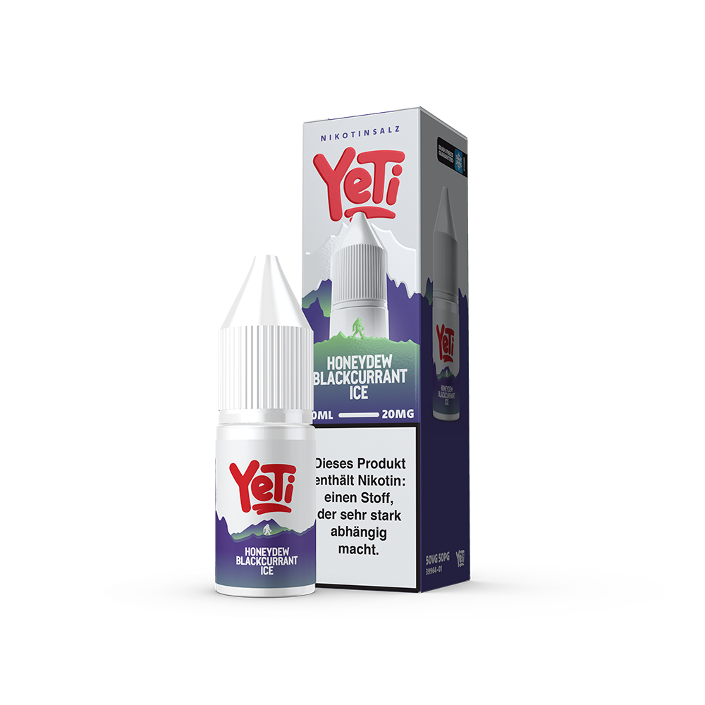 Yeti Summit Nikotinsalz - Honeydew Blackcurrant Ice - Overdosed Liquid 10ml 20mg 