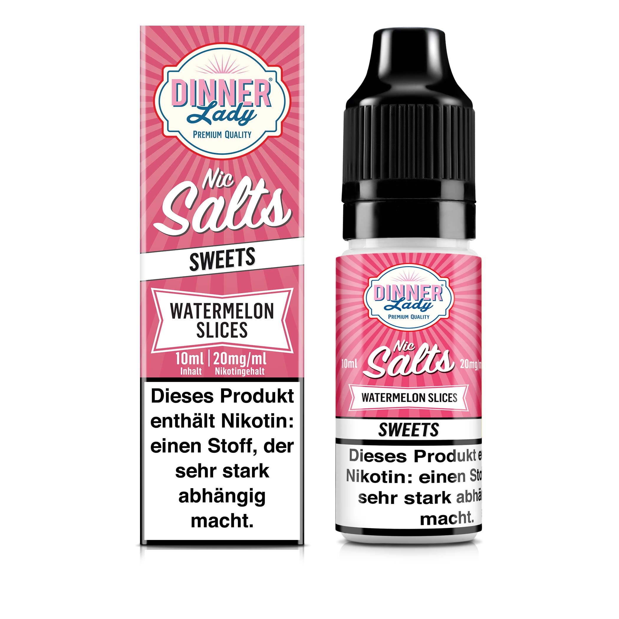 Dinner Lady Watermelon Slices Nikotinsalz Liquid 20mg