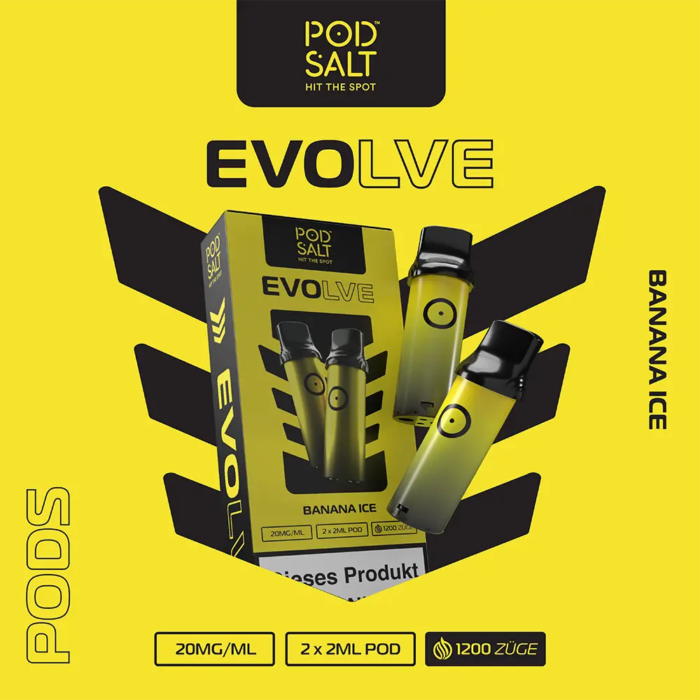 Pod Salt Evolve Pod - Banana Ice - 20mg Nikotinsalz