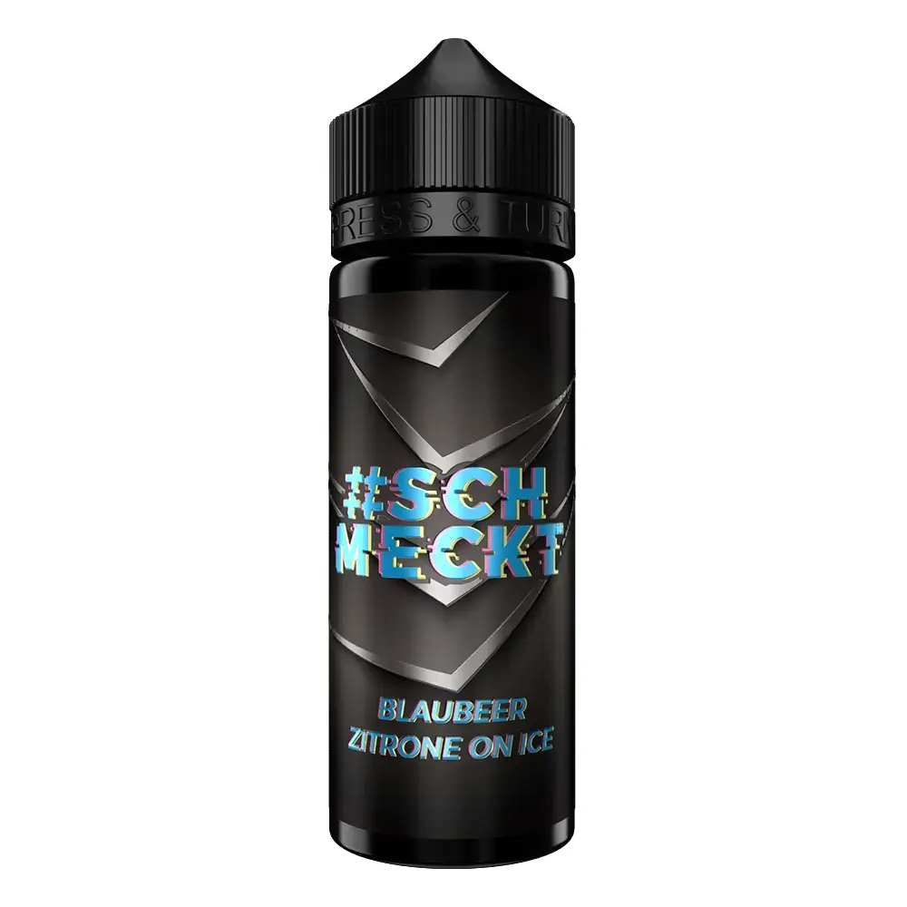 #schmeckt Blaubeer Zitrone Ice 10ml Aroma in 120ml Flasche 