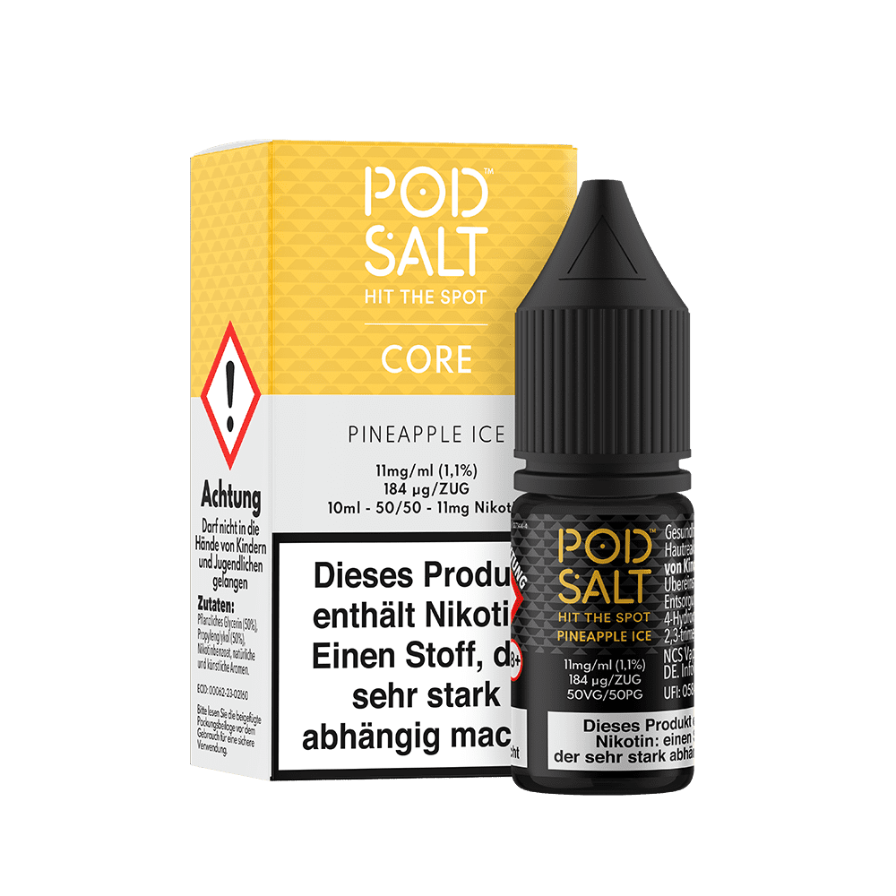 Pod Salt Core Nikotinsalz Pineapple Ice Liquid 11mg 10ml