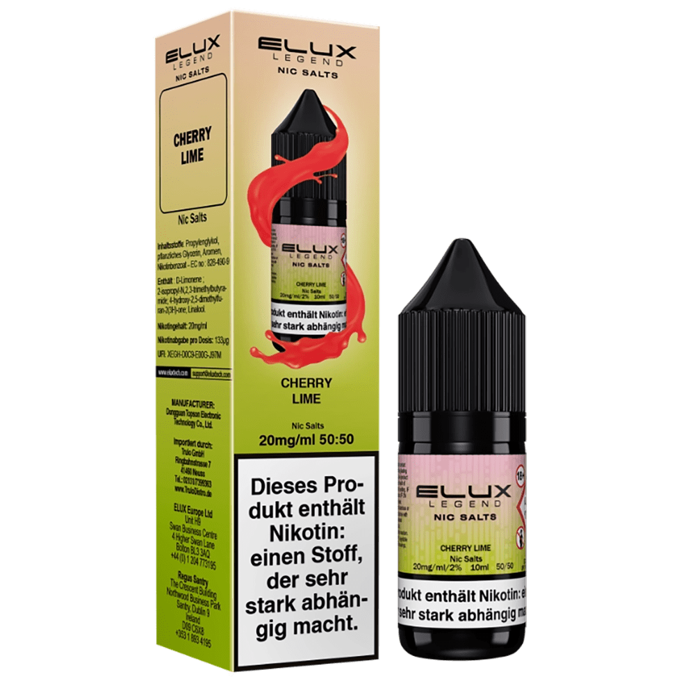 Elux Cherry Lime Nikotinsalz Liquid 10mg