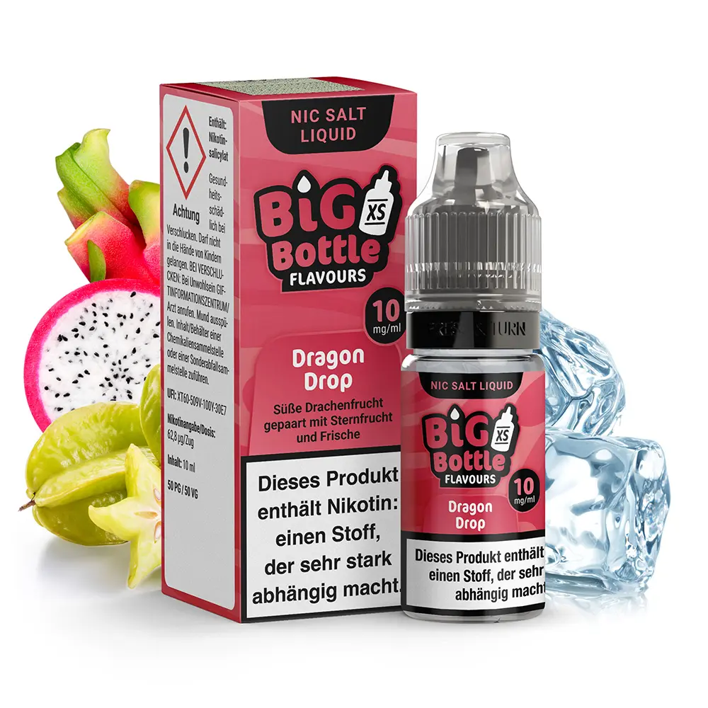 Big Bottle Flavours - Dragon Drop - 10ml 10mg Nikotinsalz 