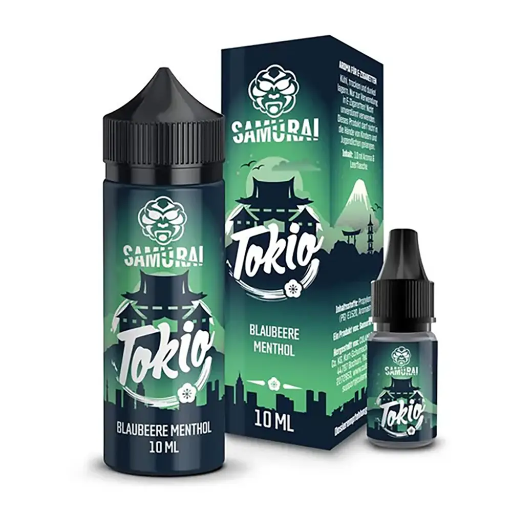 Samurai Tokio 10ml Aroma in 120ml Chubby 